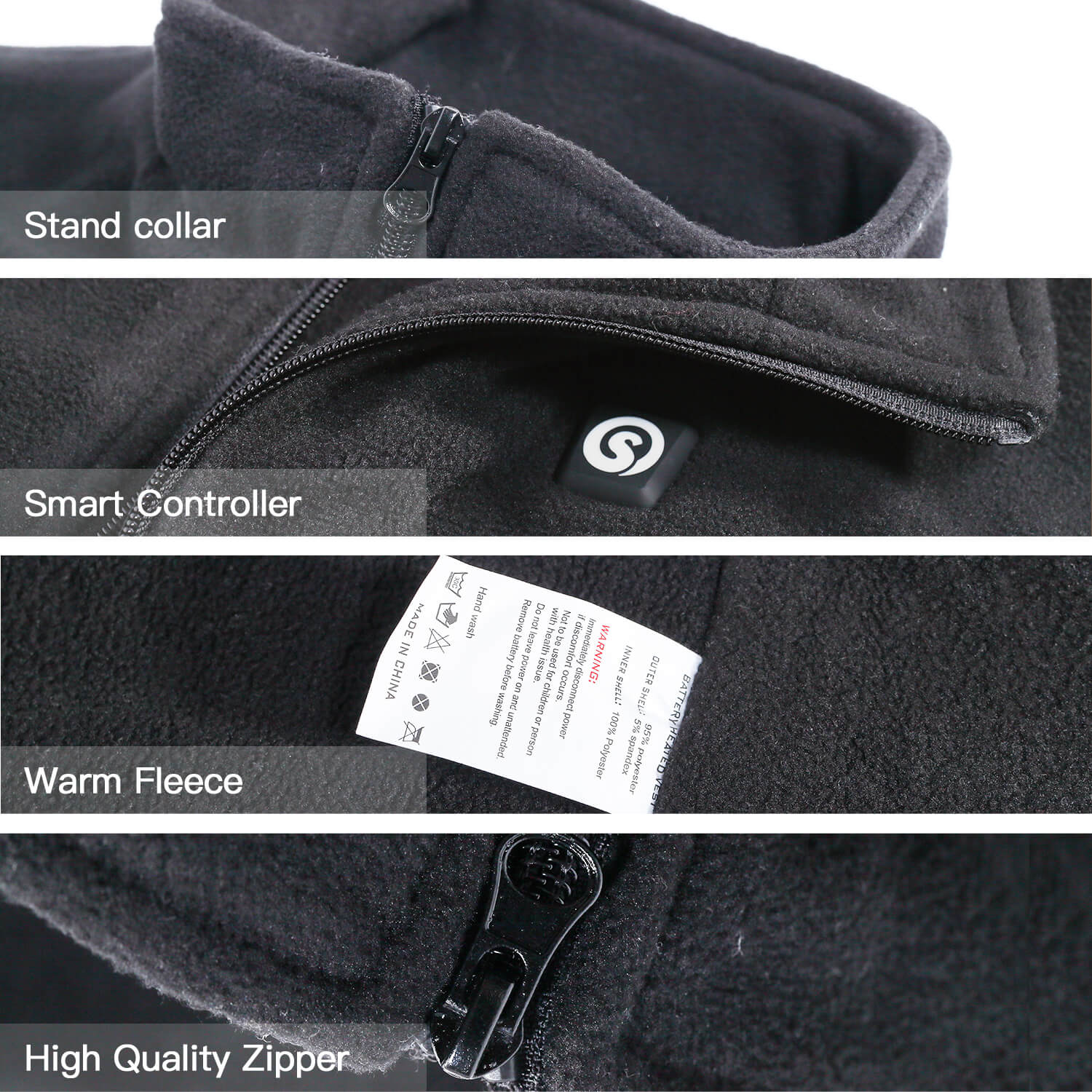 Heated Vest for Men Women | 7.4V 5200mAh Battery Lightweight Electric Warming Vest | Keepwarming - Image 4