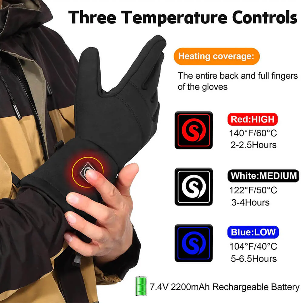 Savior Light Weight Thin Heated Gloves - Image 5