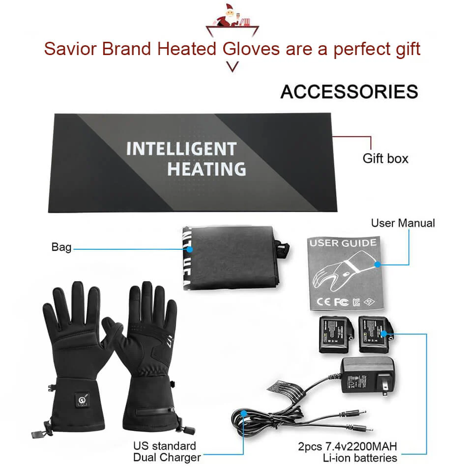 Savior Light Weight Thin Heated Gloves - Image 9