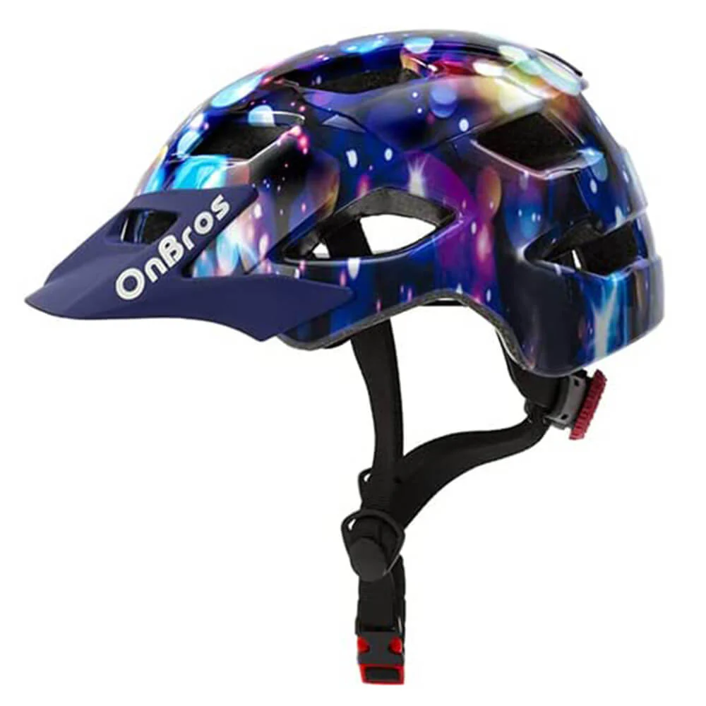 OnBros Kids Bike Helmet with Removable Visor for Skateboard Mountain Scooter Road Cycling - Image 3