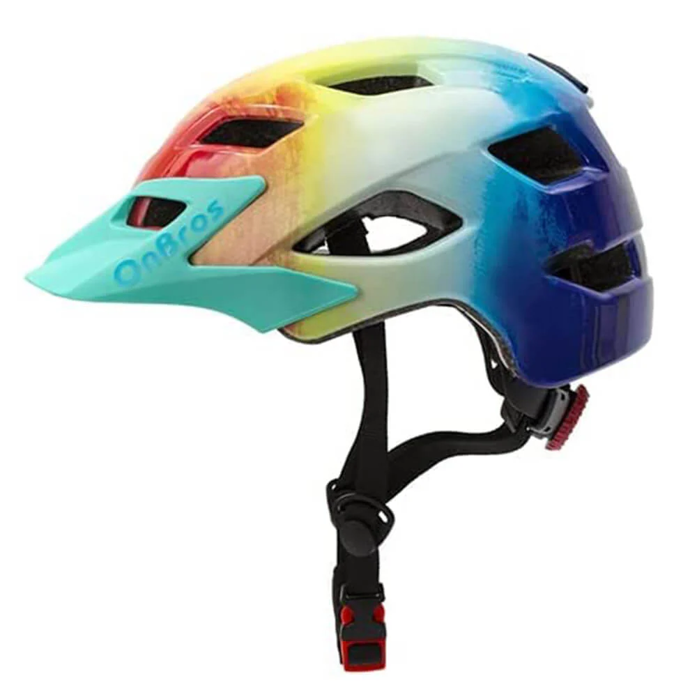 OnBros Kids Bike Helmet with Removable Visor for Skateboard Mountain Scooter Road Cycling - Image 4