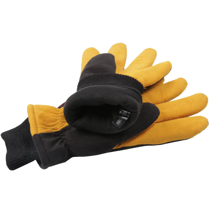 OZERO Genuine Deerskin Riding Gloves | Winter Waterproof Suede Leather Gloves - Image 6