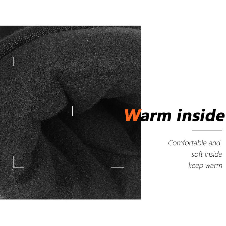 OZERO Waterproof Suede Winter Gloves | Touch Screen Leather Gloves With Velvet Lining - Image 5