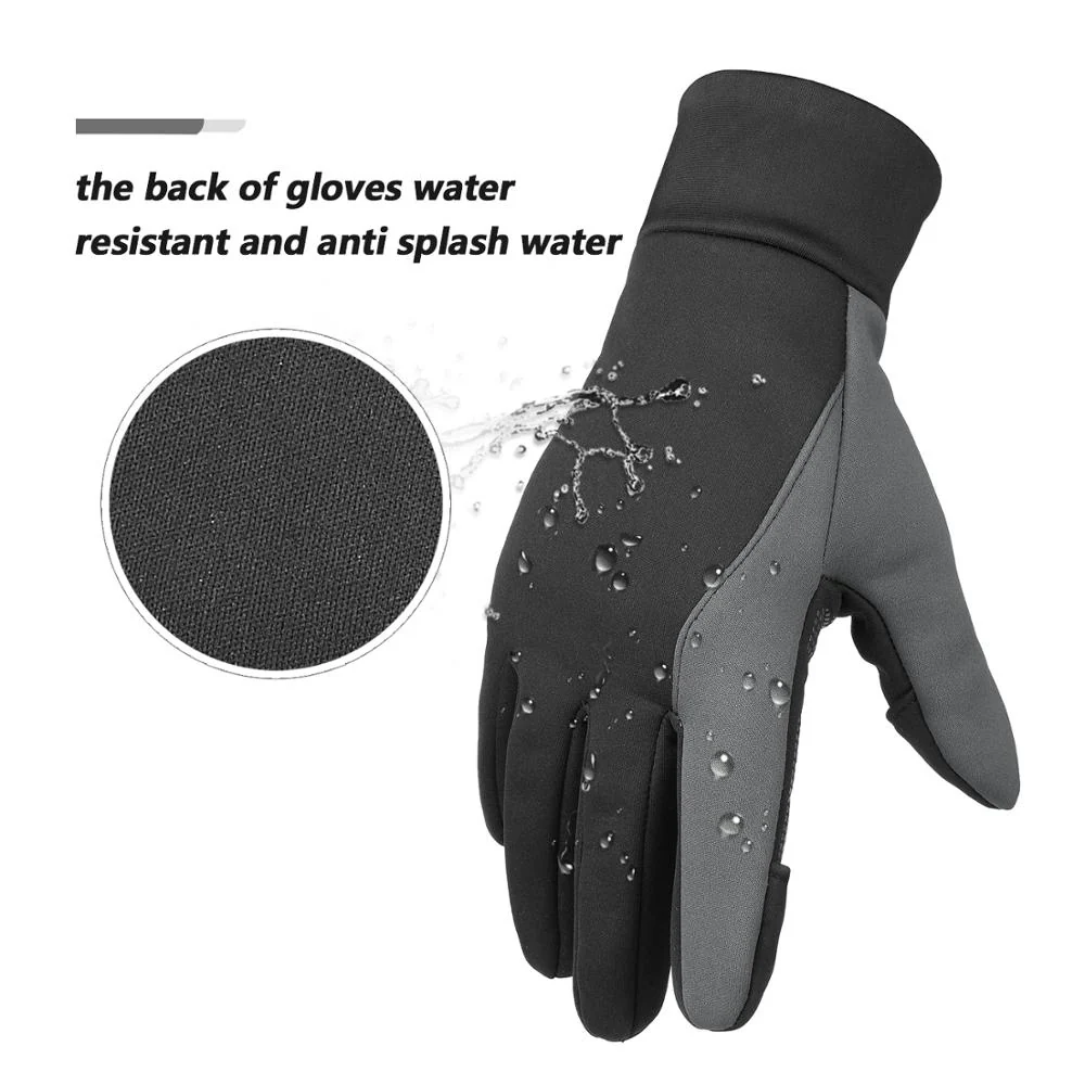 OZERO Winter Windproof Fishing Gloves | Touchscreen Cycling Gloves For Cold Weather - Image 3