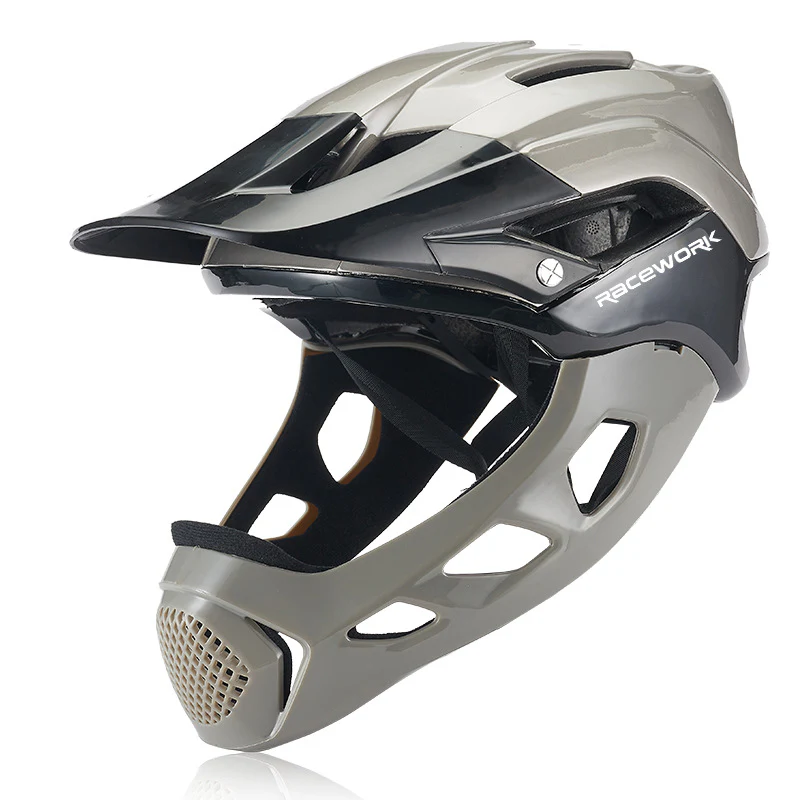 Racework Full Face Separable Off-Road Dirt Bike & Motocross Helmets | Lightweight Bicycle Helmet - Image 4