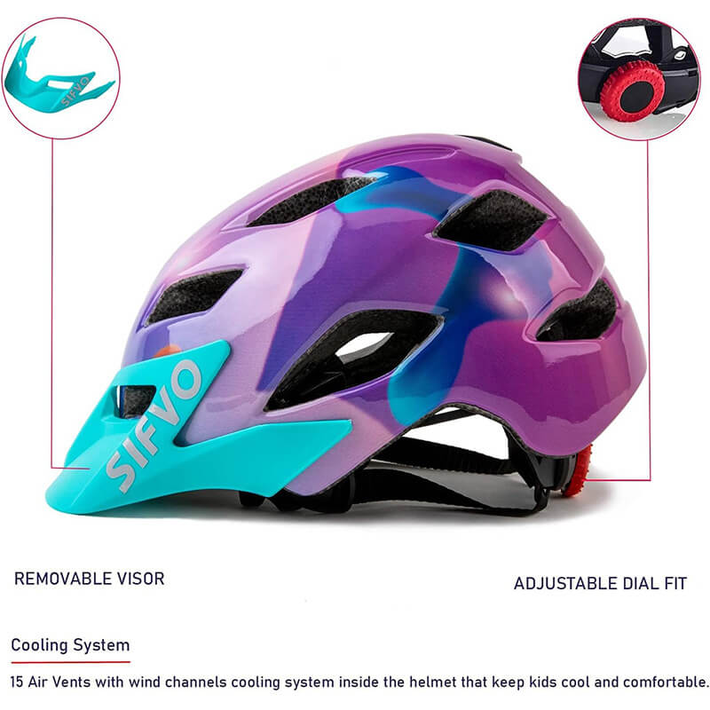 Sifvo Youth & kids Bike Skateboard Helmet - Image 9