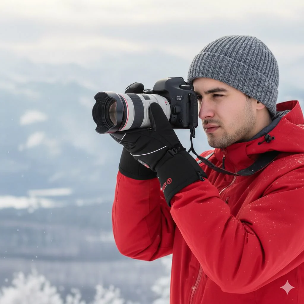 Savior Thick Heated Leather Gloves | Leather Hand Warming Gloves - Image 9