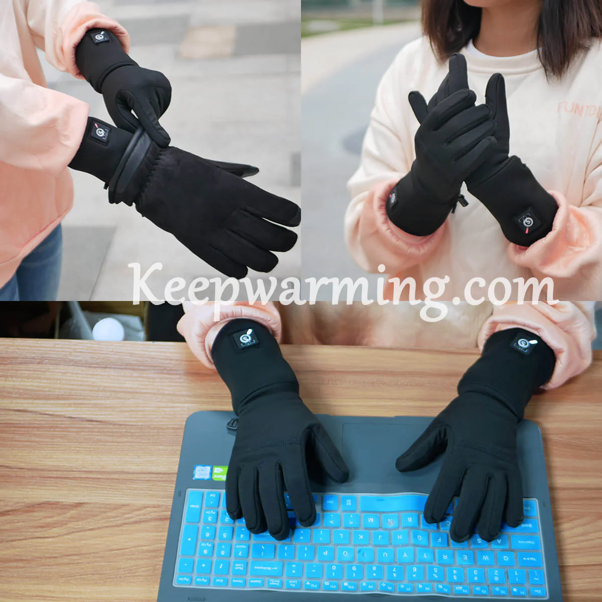 Savior Thin Heated Gloves Liners For Men And Women - Image 4