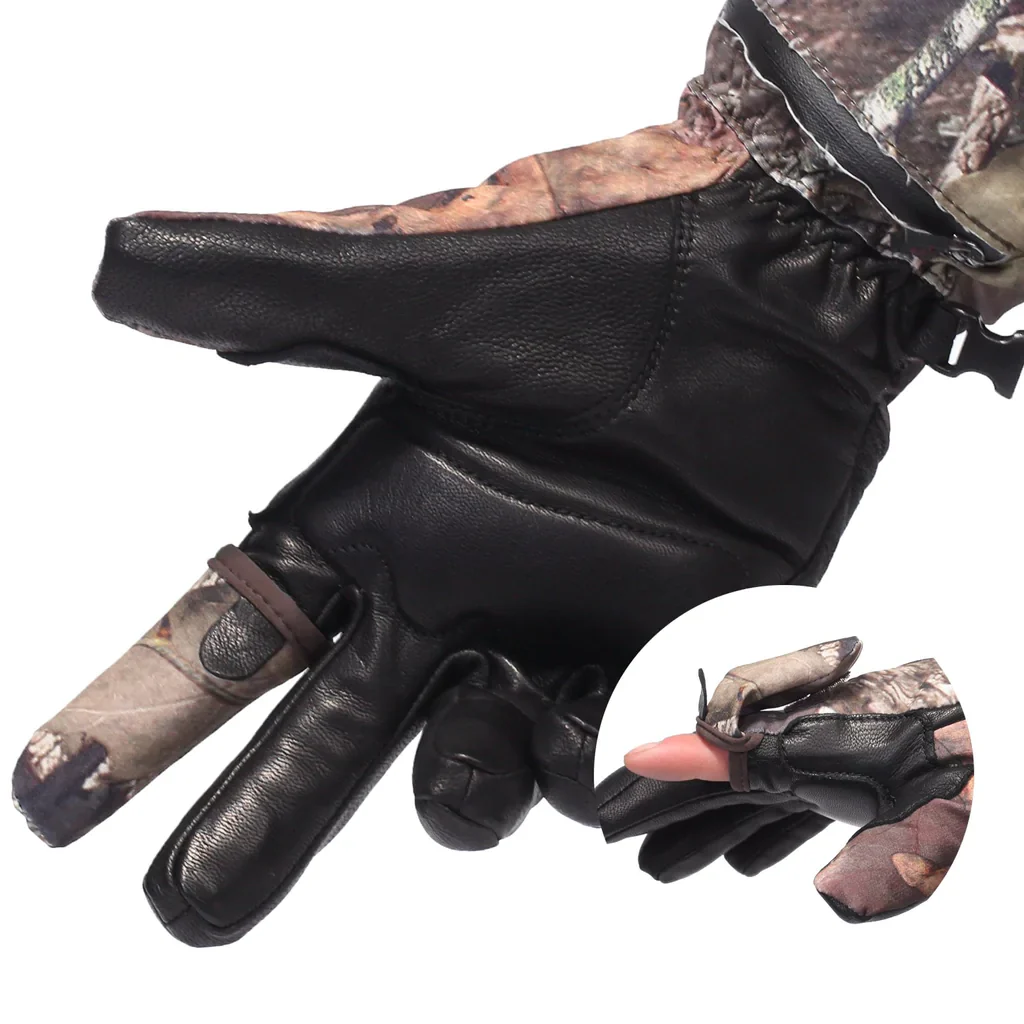 Savior Thick Camo Heated Gloves For Hunting ｜Water Resistant Rechargeable Battery Powered Gloves - Image 7
