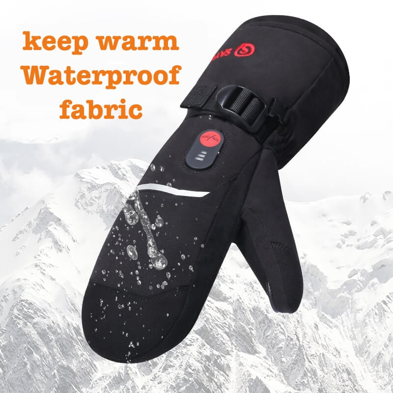 Savior Electric Heated Mittens | Thick 7.4V Rechargeable Warming Mittens For Skiing - Image 3