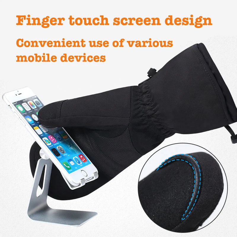 Savior Electric Heated Mittens | Thick 7.4V Rechargeable Warming Mittens For Skiing - Image 4