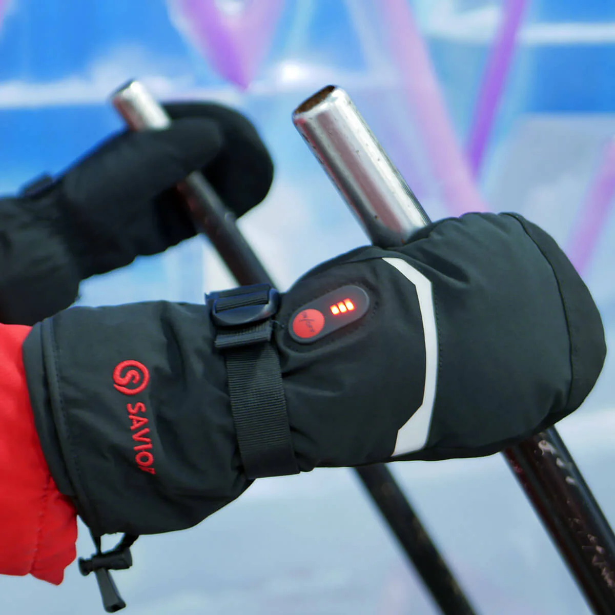 Savior Electric Heated Mittens | Thick 7.4V Rechargeable Warming Mittens For Skiing - Image 9